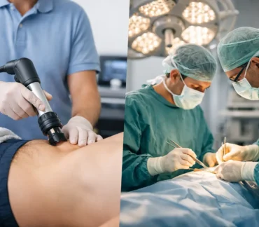 Shockwave vs Surgery for Curvature